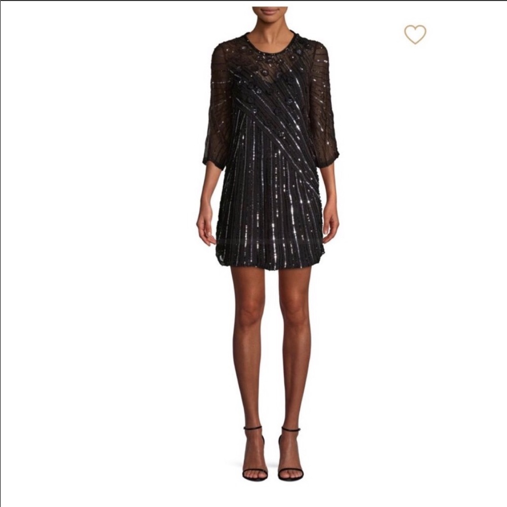 Alejandra dress black sequins